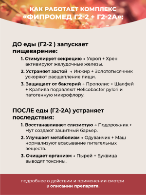 Фипромед Г2-2 Гастрит хронический с пониженной секретообразующей функцией