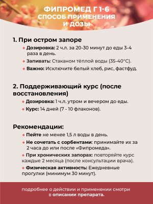 Фипромед Г1-6 Запор