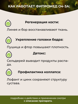 О4-3A Асептический некроз головки бедренной кости