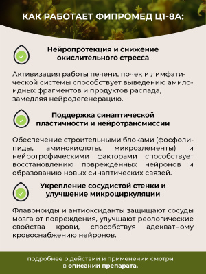 Фипромед Ц1-8А Болезнь Альцгеймера