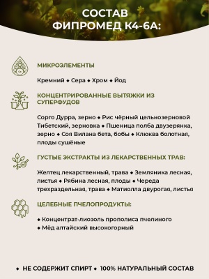Фипромед Калиняк К4-6А Черные точки на спине и крестце