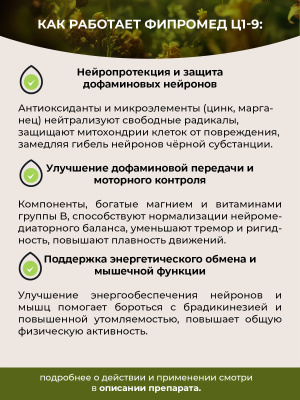 Фипромед Ц1-9 Болезнь Паркинсона