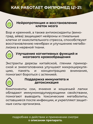 Фипромед Ц1-21 Реабилитация после менингита