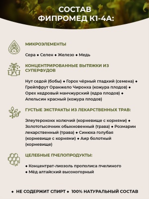 Фипромед Калиняк К1-4A Себрейный дерматит бровей и Т-зоны лица
